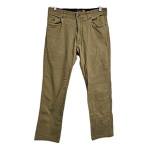 Howler Bros Frontside 5 Pocket Pants Mens 33x30 Straight Brown Canvas Outdoor